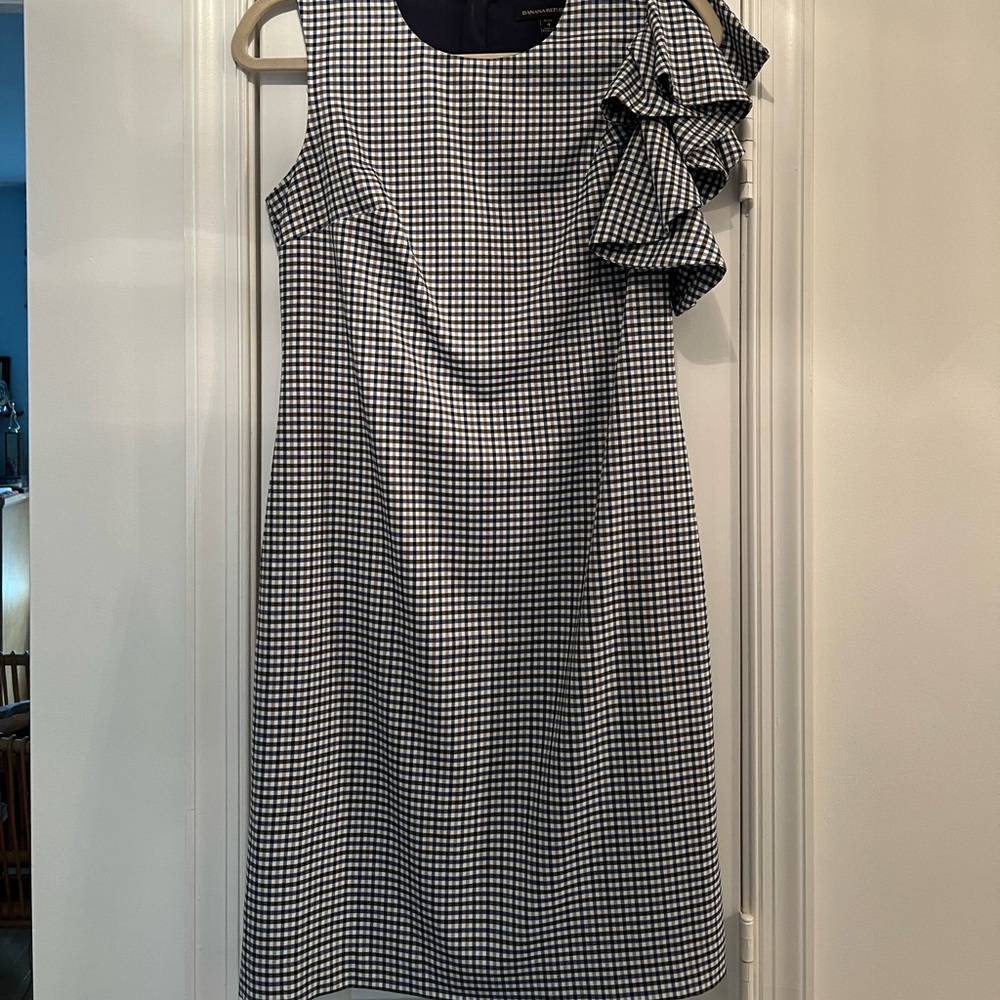 Banana Republic Dress size 4P - navy/camel